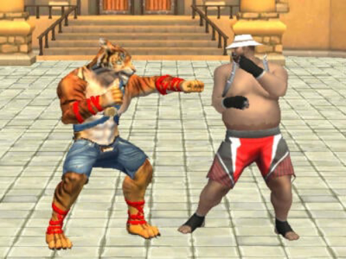Spel Bodybuilder karate slåss  på nätet