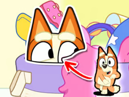 Spel Jigsaw Puzzle: Bluey Hide & Seek  på nätet