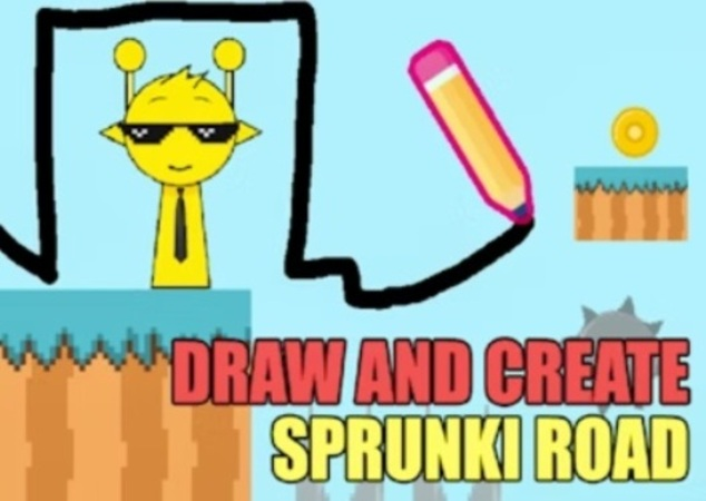 Spel Rita och skapa Sprunki Road  på nätet