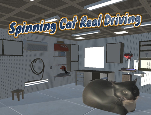 Spel Snurrande katt verklig körning  på nätet