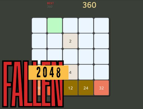 Spel Fallen 2048  på nätet