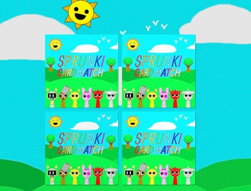 Spel Sprunki Memory Card Match  på nätet