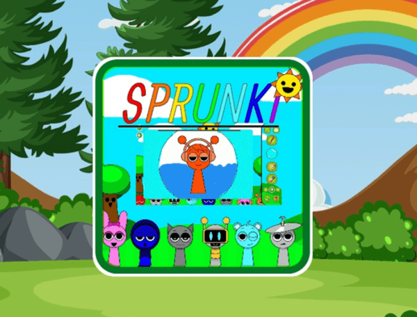 Spel SPRUNKI FÄRGBOKER  på nätet
