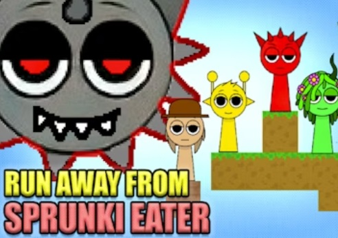 Spel Springa bort från SPRUNKI Eater  på nätet