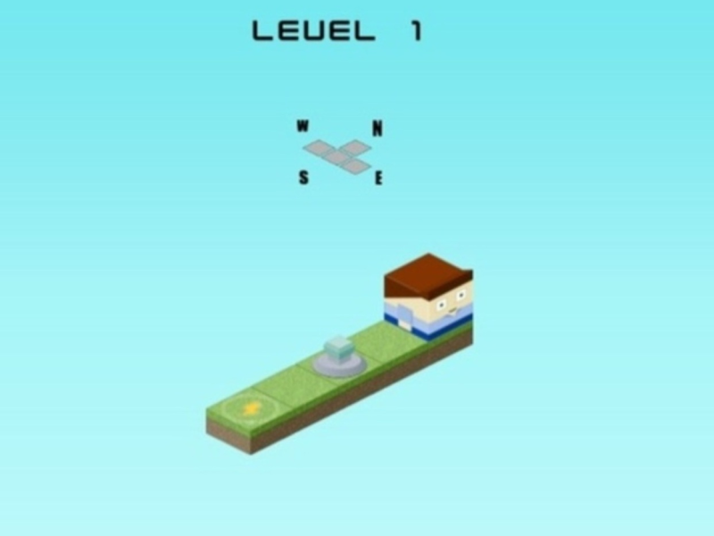 Spel Isometriska lampor rör sig  på nätet