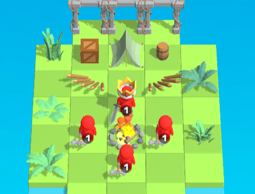 Spel Castle Wars Cell Battle  på nätet