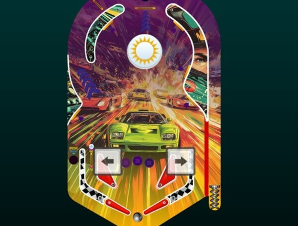Spel Racing pinball  på nätet