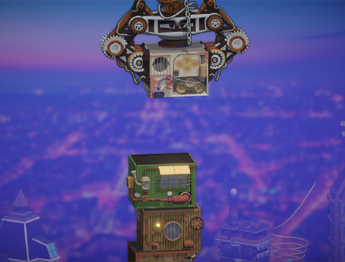 Spel Steampunk Tower Builder  på nätet