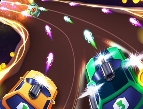 Spel Slå samman bilförsvar  på nätet