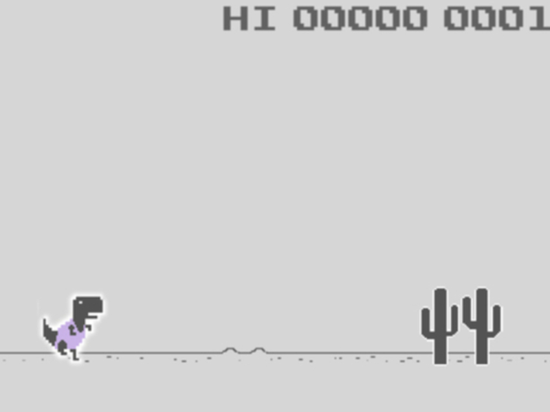 Spel Dinosauriehopp  på nätet