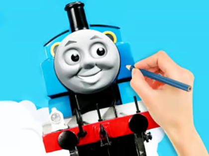 Spel Målarbok: Thomas & vänner  på nätet