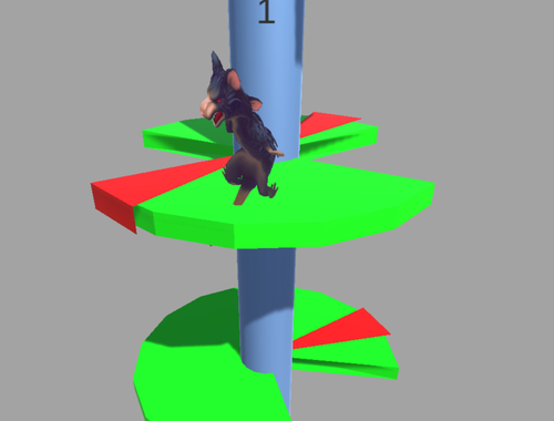 Spel Ratomilton Helix Jump  på nätet