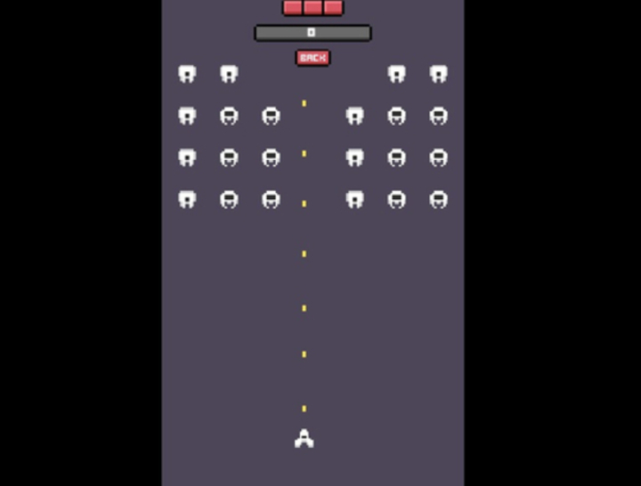 Spel Rymdinvasion arkad  på nätet