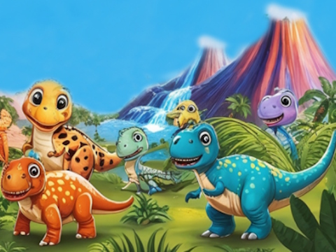 Spel Baby dino planet  på nätet