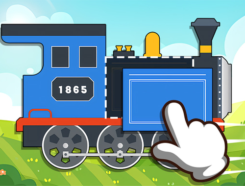 Spel Labo Brick Train Game för barn  på nätet