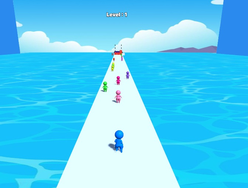 Spel Stickman Collect Run  på nätet