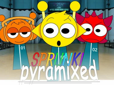 Spel Sprunki Pyramixed: Squid Game  på nätet