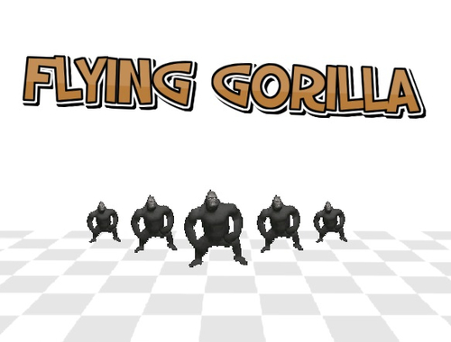 Spel Flying Gorilla 3D  på nätet