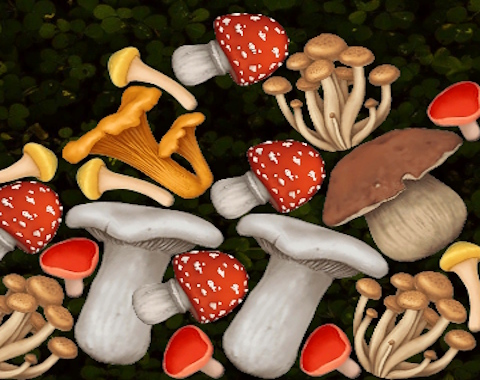 Spel Slå samman svamp  på nätet