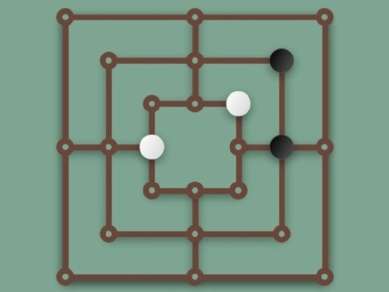 Spel Mill Nine Mens Morris  på nätet