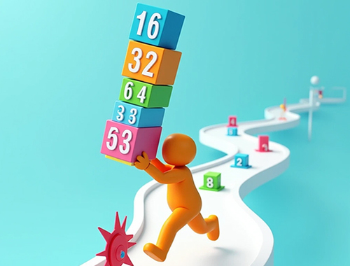 Spel Cube Stack 2048  på nätet