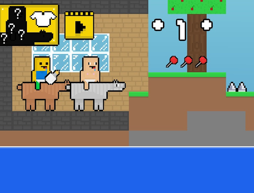 Spel Baby Noob vs Baby Obby Horse  på nätet
