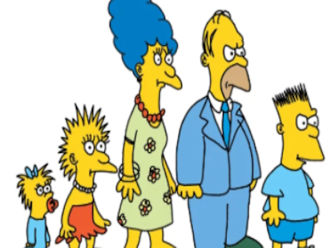 Spel The Simpsons: Hitta skillnaden  på nätet
