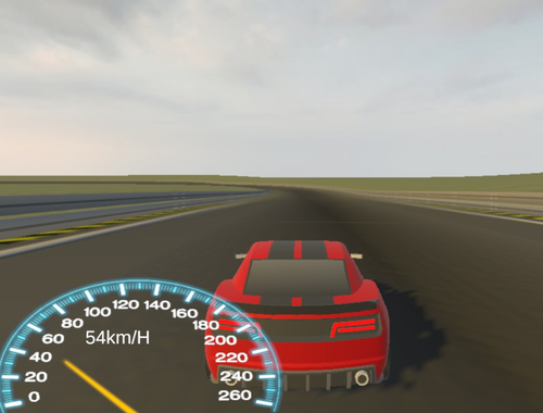 Spel Röd bil F8 racerbana  på nätet
