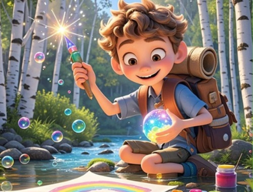 Spel Hitta skillnaderna: Magic Brush  på nätet