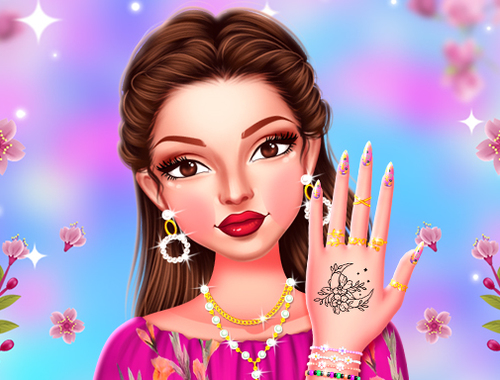 Spel Celebrity Spring Manicure Design  på nätet