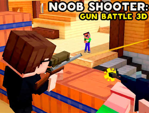 Spel Noob Shooter: Gun Battle 3D  på nätet