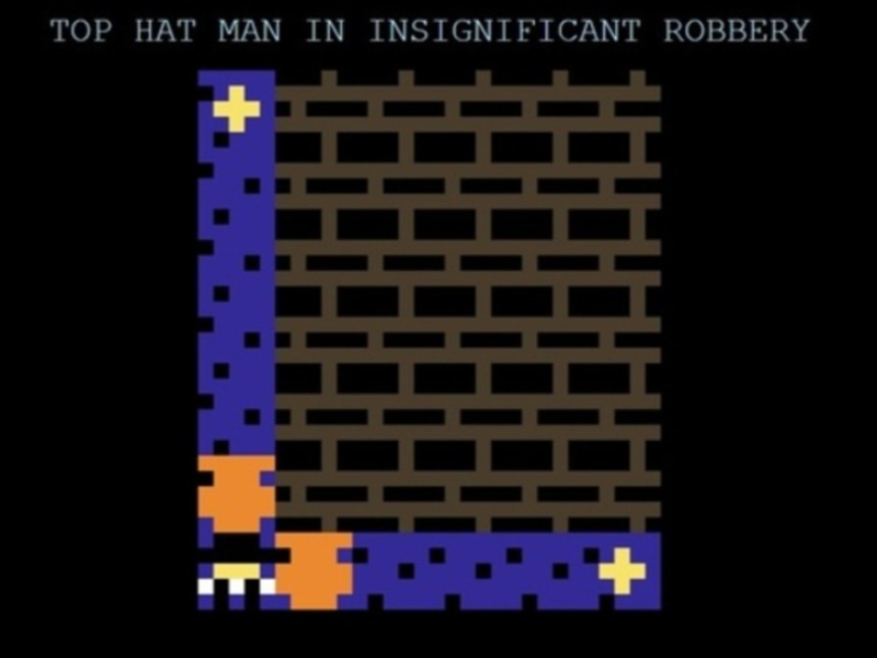 Spel Topphattman i obetydligt rån  på nätet