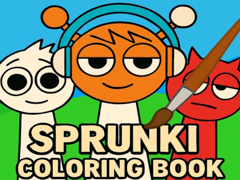 Spel Sprunki målarbok  på nätet