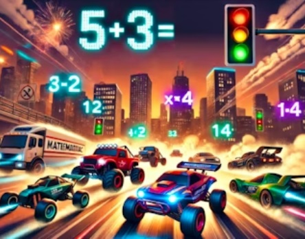 Spel Matematik racing  på nätet