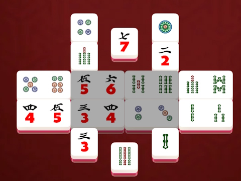 Spel Shanghai Mahjong dubbelplattor  på nätet