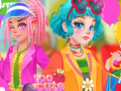 Spel Girly udda utseende  på nätet
