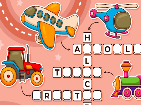 Spel Korsord för barn  på nätet