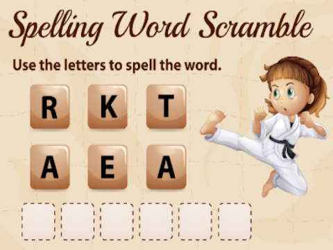 Spel Stavningssnurr  på nätet