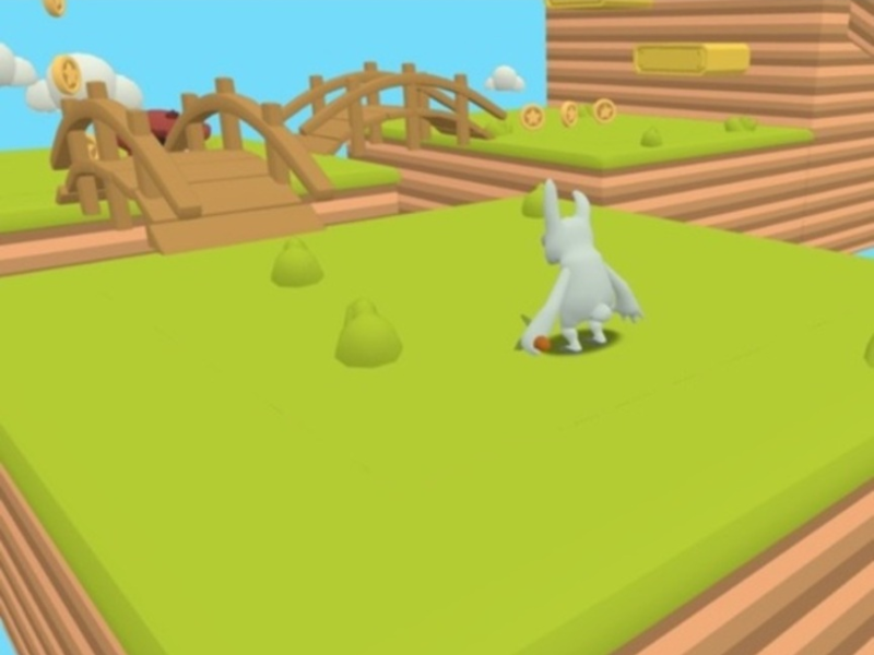 Spel Bunny Coin Hop  på nätet