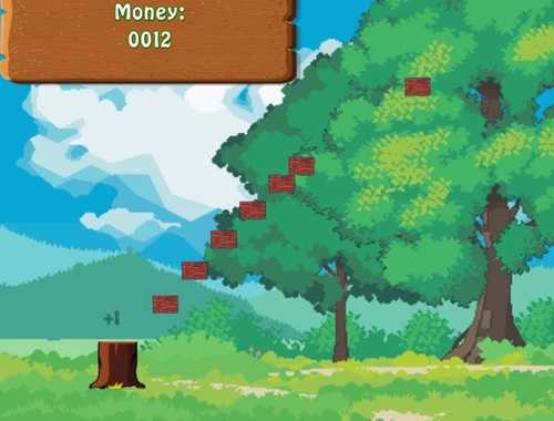 Spel Delar trä  på nätet