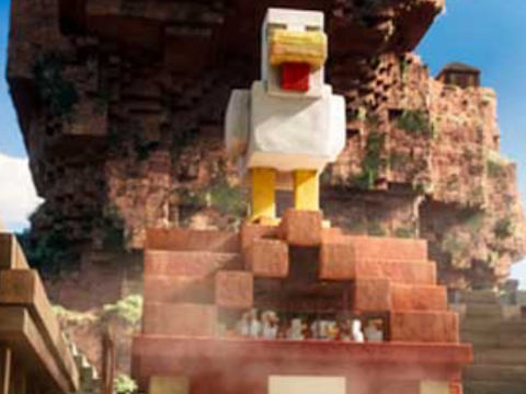 Spel Minecraft lava kyckling  på nätet