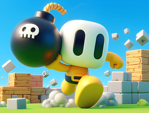 Spel Bombaman 3D  på nätet