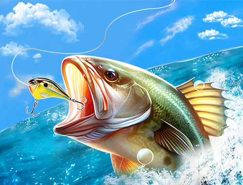 Spel Fiske Baron riktigt fiske  på nätet