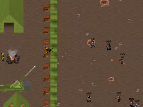 Spel WW2 frontlinjeförsvar  på nätet
