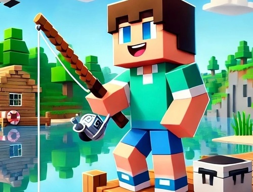 Spel Noob roligt fiske  på nätet
