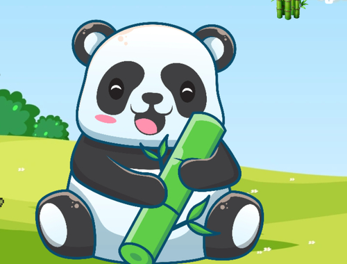 Spel Tryck på Panda!  på nätet