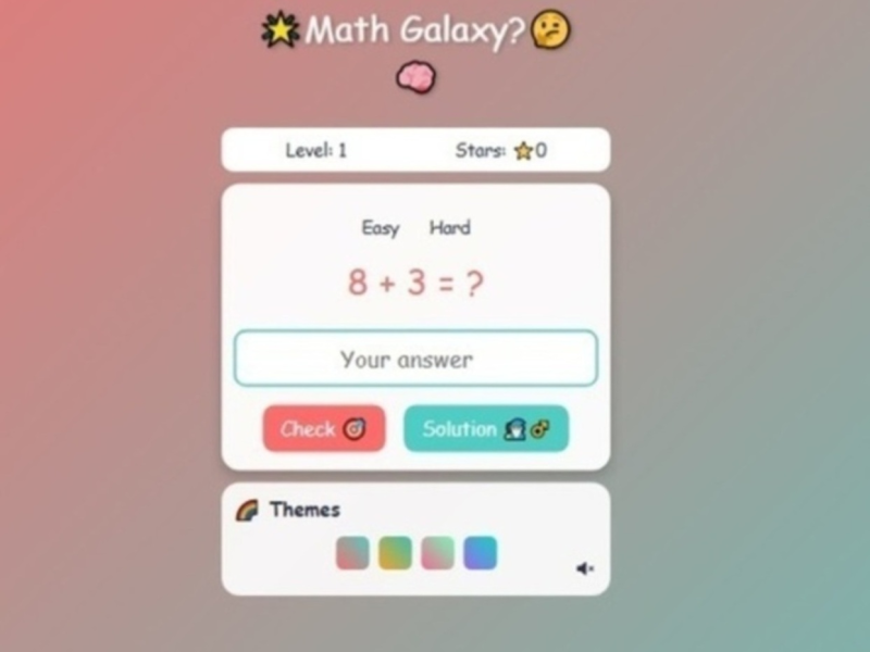 Spel Matematikgalax  på nätet
