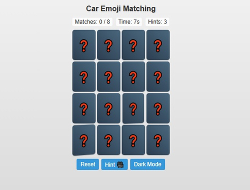 Spel Bilemoji matchning  på nätet