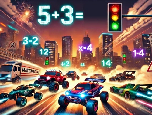 Spel Matematik racing  på nätet