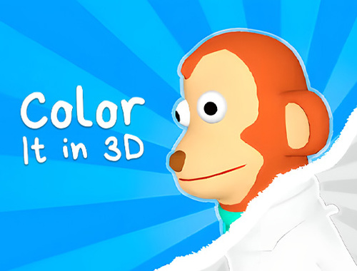 Spel Färg det i 3D  på nätet